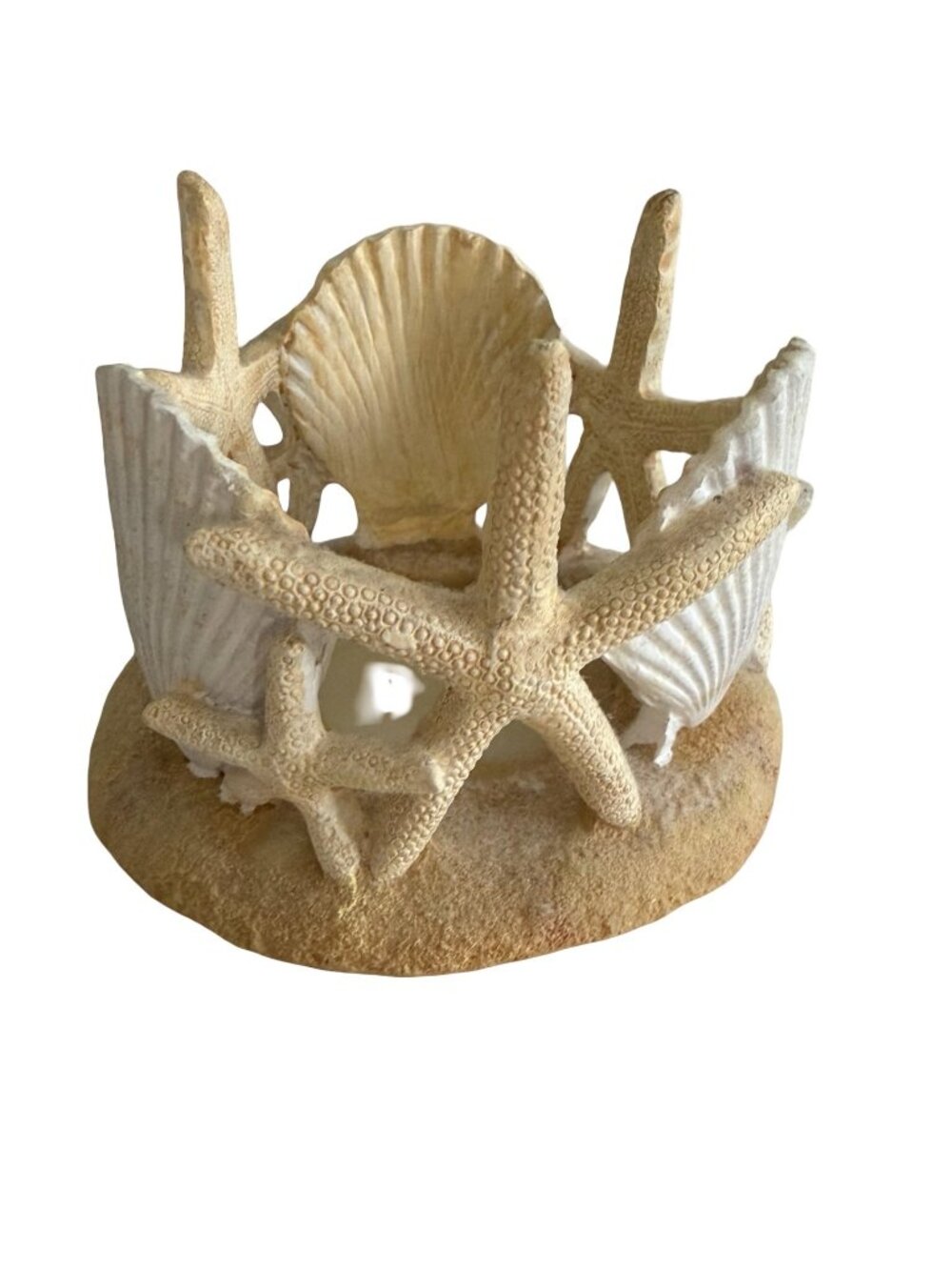 Yankee Candle Coastal Starfish Seashell Tealight Holder Beach Nautical Decor